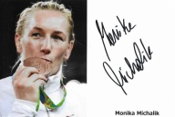 Autograf Monika Michalik, zapasy, brąz IO 2016
