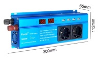 PRZETWORNICA NAPIĘCIA 12V 230V 1500 / 3000W SINUS