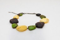 Naszyjnik handmade – duże koraliki, artystyczny design, regulowane zapięcie