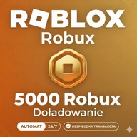 5000 ROBUX | ROBLOX | DOŁADOWANIE TWOJEGO KONTA | ROBUXY | POLSKA | GLOBAL