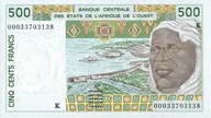 Senegal - 500 Francs - 2000 - P710K - St.1