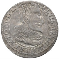 Likwidacja kolekcji - SZÓSTAK 1596 MALBORK – STAN 2- –PIĘKNA WIEKOWA PATYNA