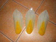 ŁADNE STARE KLOSZE LATA 70 3 SZT