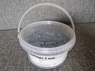 Płatki Akrylowe Chips Niebiesko Szare Posypka Podłoga Ściana