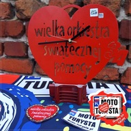 Zegar WOŚP 34 Finał - metalowa statuetka od Maxima i gratis* od MotoTurysty