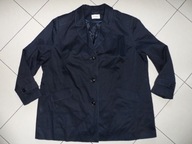 DUŻY NOWY GRANATOWY PŁASZCZ WIOSNA JESIEŃ r XXXXXL 52