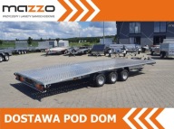 PRZYCZEPA LAWETA DOSTAWA 600x210CM DMC3500KG RAZ ŁAMANA IDEALNA POD BUSY