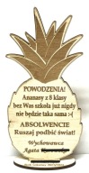 STATUETKA ANANAS PAMIĄTKA ZAKOŃCZENIE SZKOŁY