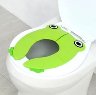 Nakładka na sedes WC turystyczna składana + etui zielona żabka
