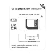 Starter anglia karta sim giffgaff (o2) uk gratis 5 gbp