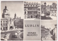 Lublin Brama Krakowska Kiosk RUCH Nysa 1972r. ul Złota