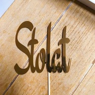 TOPPER NA TORT STO LAT DEKORACJA