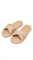 Damskie Letnie Sandały Plecione Naturalne Linen Wave , Styl BOHO ROZ. 37