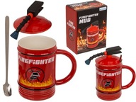 KUBEK STRAŻACKI IDEALNY DLA BOHATERÓW DNIA CODZIENNEGO + BRELOK SIEKIERA