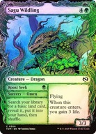 Karta Magic: The Gathering Sagu Wildling // Roost Seek TDM *Showcase Foil*
