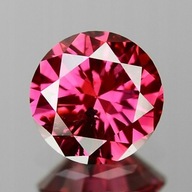 Diament brylant Różowy ! na platynowy pierścionek - Certyfikat AIG - Wideo