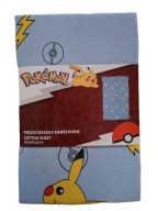Prześcieradło bawełna POKEMON 90x200 nowe
