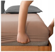 PRZEŚCIERADŁO JERSEY Z GUMKĄ ZAKŁADKA NA BOKI MATERAC RÓŻNE KOLORY 200X220