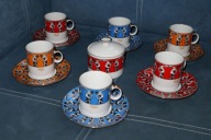 Serwis porcelanowy Sport Olimpiada Igrzyska Olimpijskie Rzym 1960 Sadulski