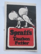 Spratt - karma dla gołębi - zalepka reklamowa