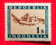 Indonezja 1949 mapa czyste**