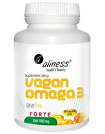 Suplement diety Medicaline Vegan Omega 3 Forte kwasy omega-3 60 szt.