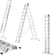 DRABINA HIGHER ALUMINIOWA WIELOFUNKCYJNA WYTRZYMAŁA 3X11