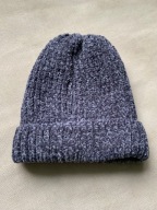 szara czapka typu beanie z podwinięciem Top Secret