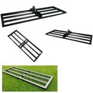 NIWELATOR RÓWNIARKA TERENU DO PIASKOWANIA TRAWNIKA 90 CM SOLIDNY SZEROKI