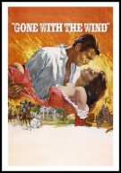 A2 PLAKAT FILMOWY FILM PRZEMINĘŁO Z WIATREM, GONE WITH THE WIND (1939)