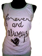 Piżama damska szerokie RAMIONKA szorty r. S