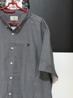 Y Koszula George szaroniebieska białe drobne gwiazdki bawełna duża 3XL