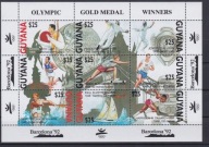 **96 GUYANA, GUJANA 3540-48 - SZERMIERKA, GIMNASTYKA, YACHTING, ŻEGLARSTWO