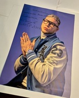 #921 - 64 PLAKAT Z AUTOGRAFEM KUBAŃCZYKA SPECJALNIE DLA TOMASZOWA