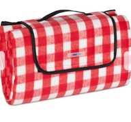 Koc Piknikowy XXL 200 x 200 cm, Polarowy, Izolujący Ciepło, Wodoszczelny