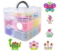 Zestaw Koraliki Do Prasowania 10000 Szt. Walizka Dla Dzieci Kreatywne