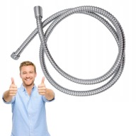 WĄŻ PRYSZNICOWY SHOWERCABINPARTS BASIC 1,5M ŁAZIENKOWY IDEALNY SREBRNY