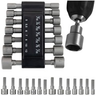 Zestaw nasadek bitów kluczy nasadowych nasadki bity klucze do wkrętarki 14x