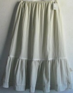 Spódnica letnia z przewiewnej tkaniny z falbaną maxi r 46/56