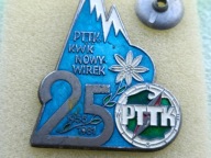 Oryg Odznaka Górnicza- KWK "NOWY WIREK" - PTTK - 25 LAT- 1956-1981r.