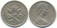 Australia 5 Cents - 1967r ... Monety