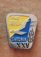 FKS AVIA ŚWIDNIK XXV LAT - odznaka