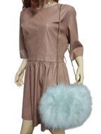 Miss Selfridge torebka naturalne strusie pióra