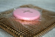 MAX FACTOR LUSTERKO + KOSMETYCZKA TURYSTYCZNA ZŁOTA KOMPLET 2 x AKCESORIA