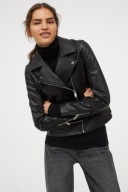 H&M KURTKA CZARNA BIKER RAMONESKA 34 NOWOŚĆ