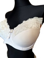 Klasyczny biały biustonosz stanik r. 110F