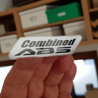 2x Naklejka Logo COMBINED ABS na Błotnik Motocykl Skuter Honda Nalepka CBR