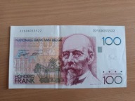 Banknoty Belgia 100 Frank