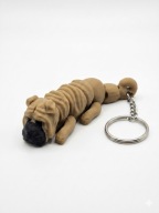 Breloczek Psa Shar Pei - Brelok Druk 3D