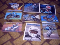 WYPRZEDAŻ ! Zestaw 9 angielskich naklejek żużlowych